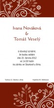 Svatební oznámení tištěné - DL nastojato - obj. kód OTdl2027
