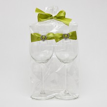 Svatební sklenice - obj. kód SKL006