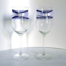 Svatební sklenice pro novomanžele - obj. kód SKL008